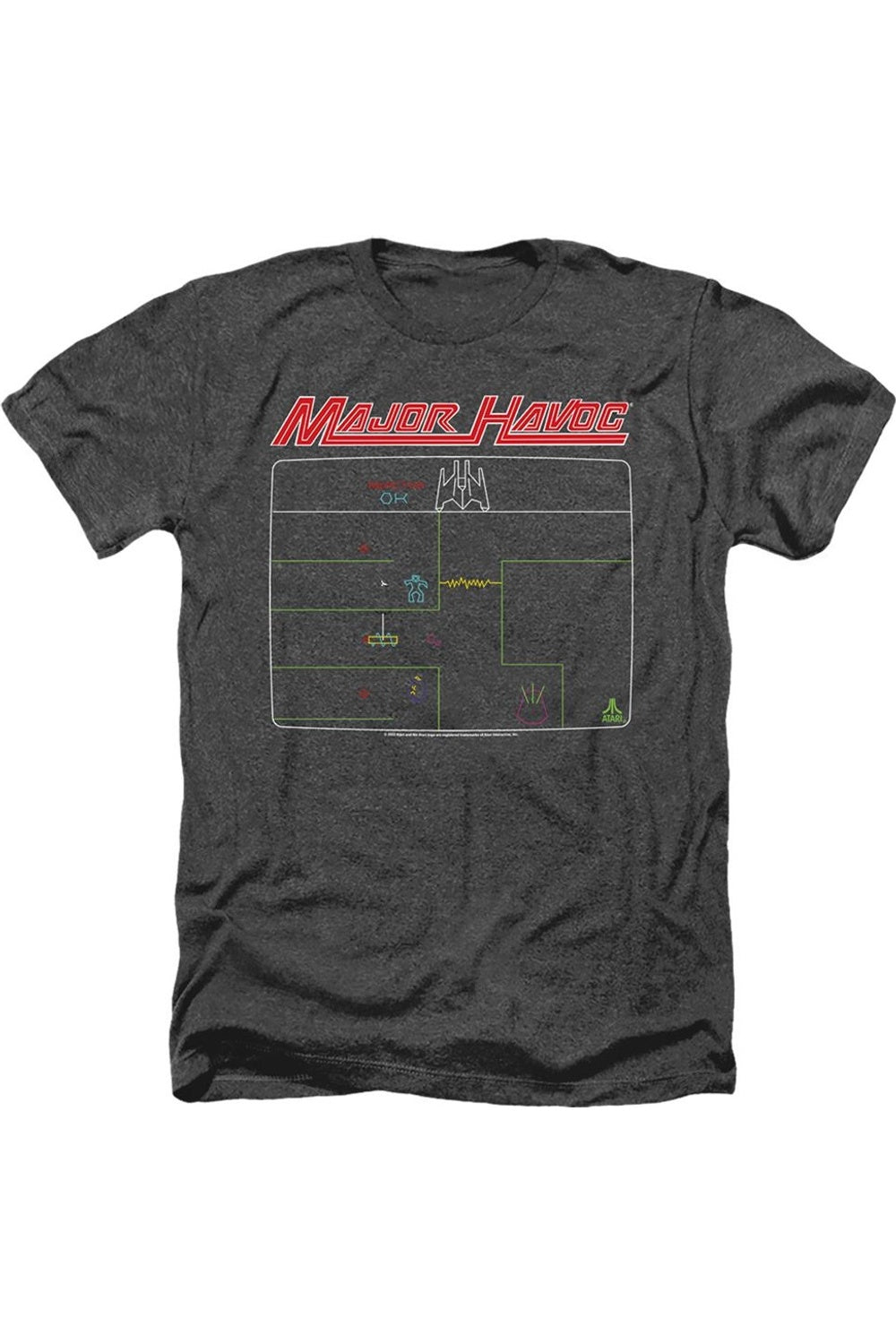 Футболка Atari Major Havoc Screen для взрослых Heather Gildan, черный
Футболка Atari Major Havoc Screen для взрослых Heather Gildan, черный
