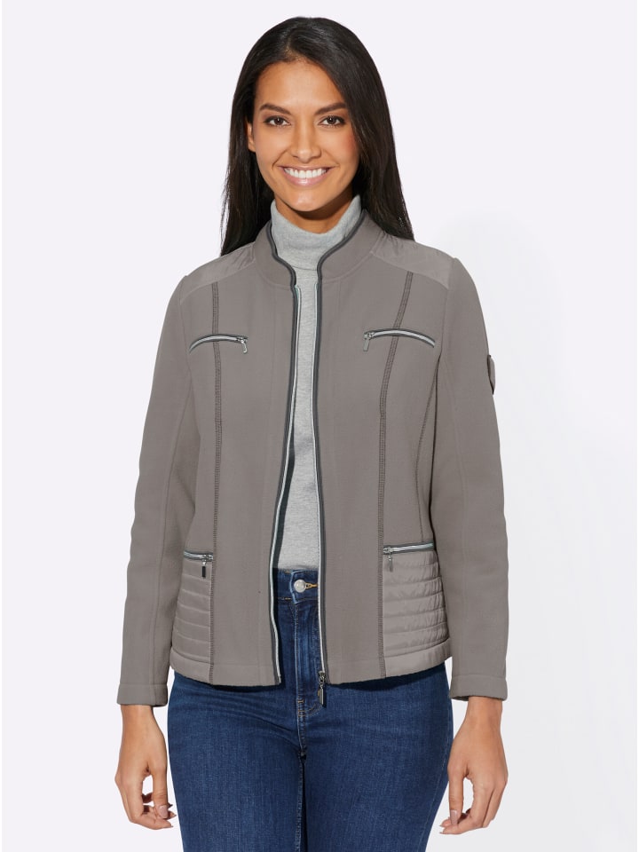 Флисовая куртка цвета каменно-серый меланж WITT WEIDEN
Флисовая куртка цвета каменно-серый меланж WITT WEIDEN