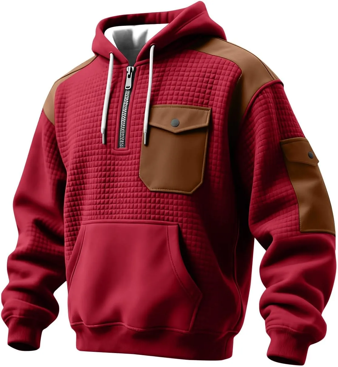 Толстовка RTTUIOP для мужчин с четвертью молнии
Толстовка RTTUIOP для мужчин с четвертью молнии