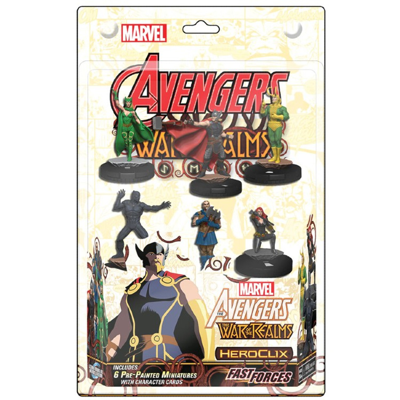 Миниатюра Marvel HeroClix: Avengers - The War of the Realms - Fast Forces
Миниатюра Marvel HeroClix: Avengers - The War of the Realms - Fast Forces