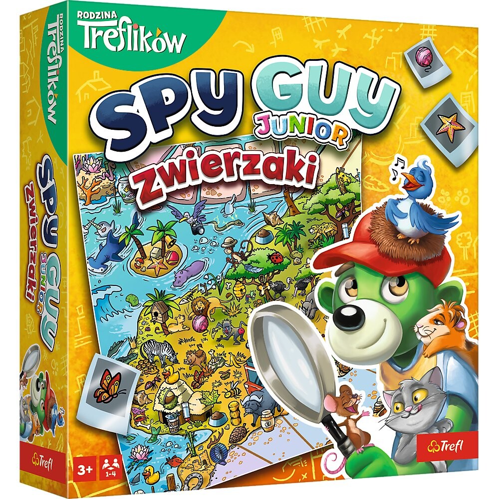 Spy Guy Junior Pets, настольная игра, Trefl, 02595
Spy Guy Junior Pets, настольная игра, Trefl, 02595
