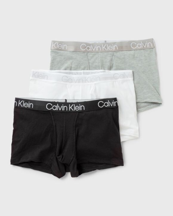 Трусы Calvin Klein Underwear Modern Structure Trunk 3-Pack, цвет white/ black/ grey heather
Трусы Calvin Klein Underwear Modern Structure Trunk 3-Pack, цвет white/ black/ grey heather