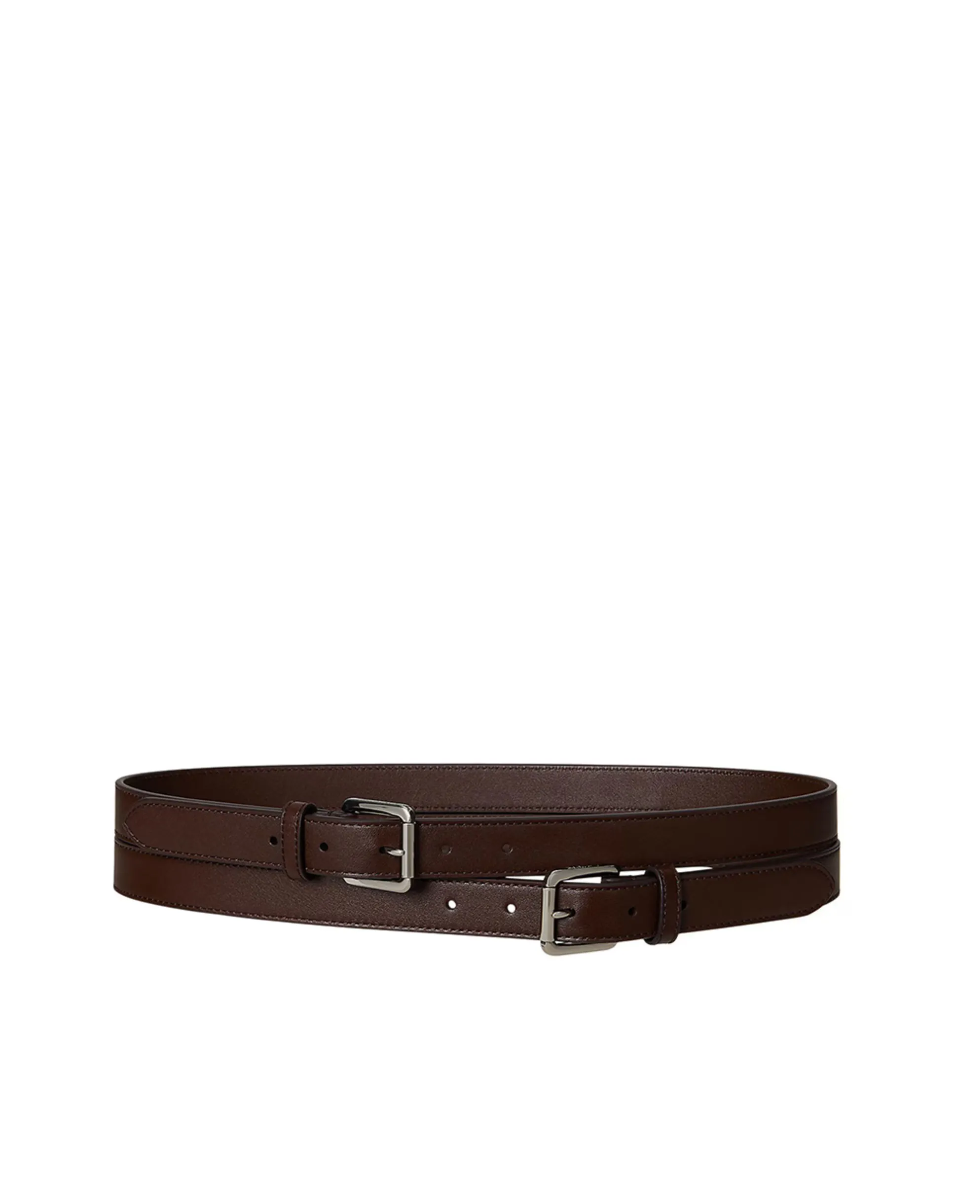 Кожаный ремень с двойной пряжкой Lauren Ralph Lauren, темно-коричневый
Кожаный ремень с двойной пряжкой Lauren Ralph Lauren, темно-коричневый