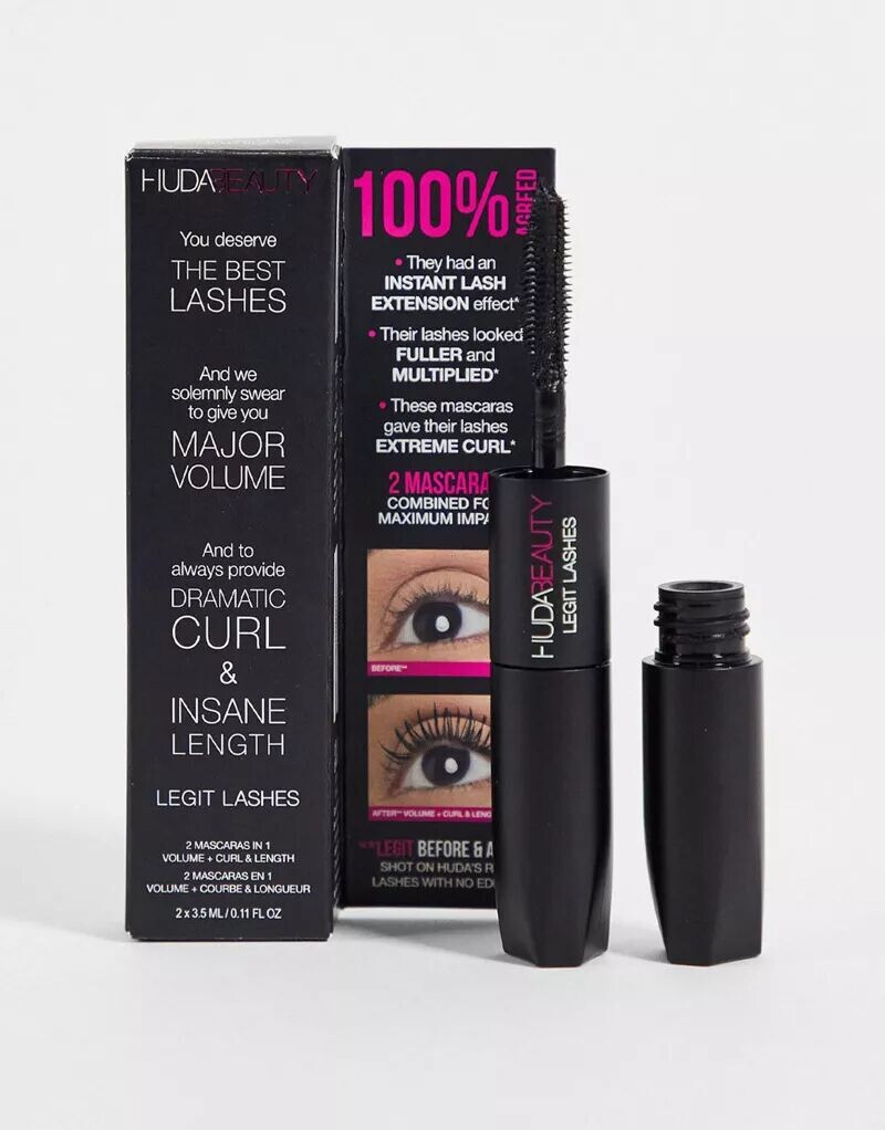 Huda - Legit Lashes - Мини двусторонняя тушь для ресниц Huda Beauty
Huda - Legit Lashes - Мини двусторонняя тушь для ресниц Huda Beauty