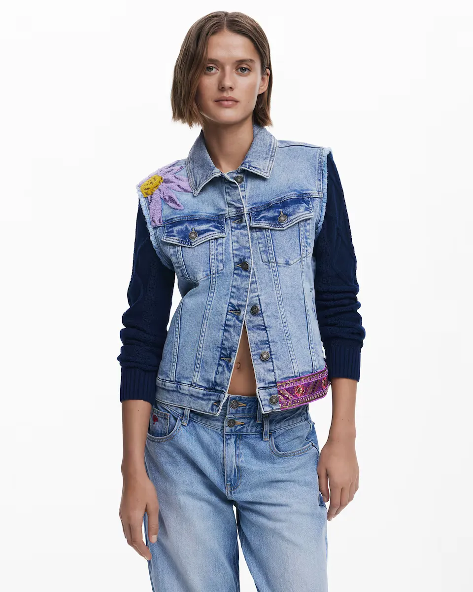 Женская куртка Trucker с цветочным принтом Desigual, синий
Женская куртка Trucker с цветочным принтом Desigual, синий