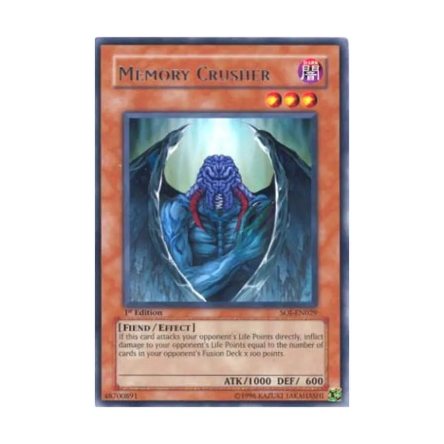 CCG Крушитель памяти (Редкий), Yu-Gi-Oh - Shadow of Infinity - Singles
CCG Крушитель памяти (Редкий), Yu-Gi-Oh - Shadow of Infinity - Singles