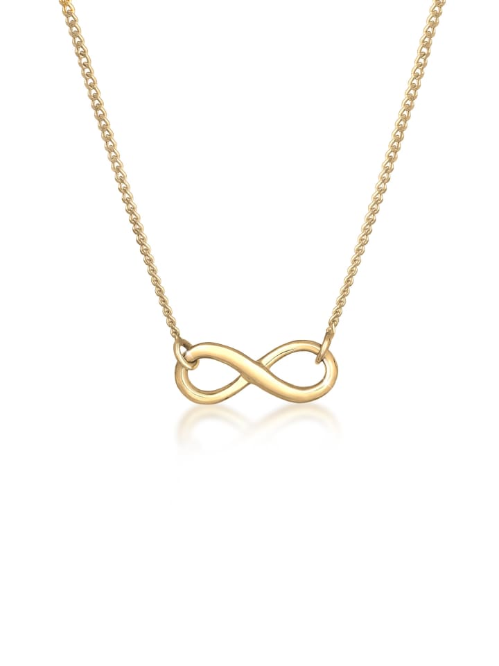 Elli Колье в виде символа бесконечности из серебра 925 пробы с золотым покрытием
Elli Колье в виде символа бесконечности из серебра 925 пробы с золотым покрытием