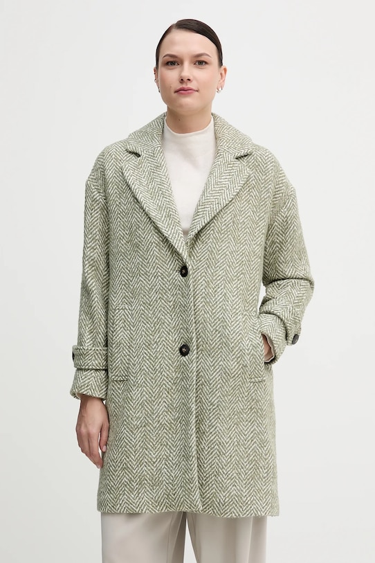Пальто с шерстью United Colors Of Benetton, зеленый
Пальто с шерстью United Colors Of Benetton, зеленый