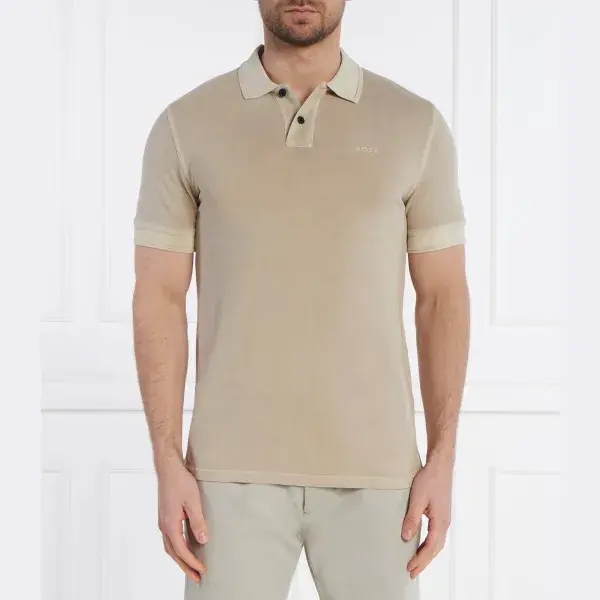 Рубашка-Поло Prime классического кроя Boss, бежевый
Рубашка-Поло Prime классического кроя Boss, бежевый