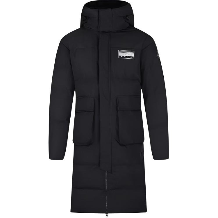 361° Пуховик мужской Super Black с капюшоном утепленный
361° Пуховик мужской Super Black с капюшоном утепленный