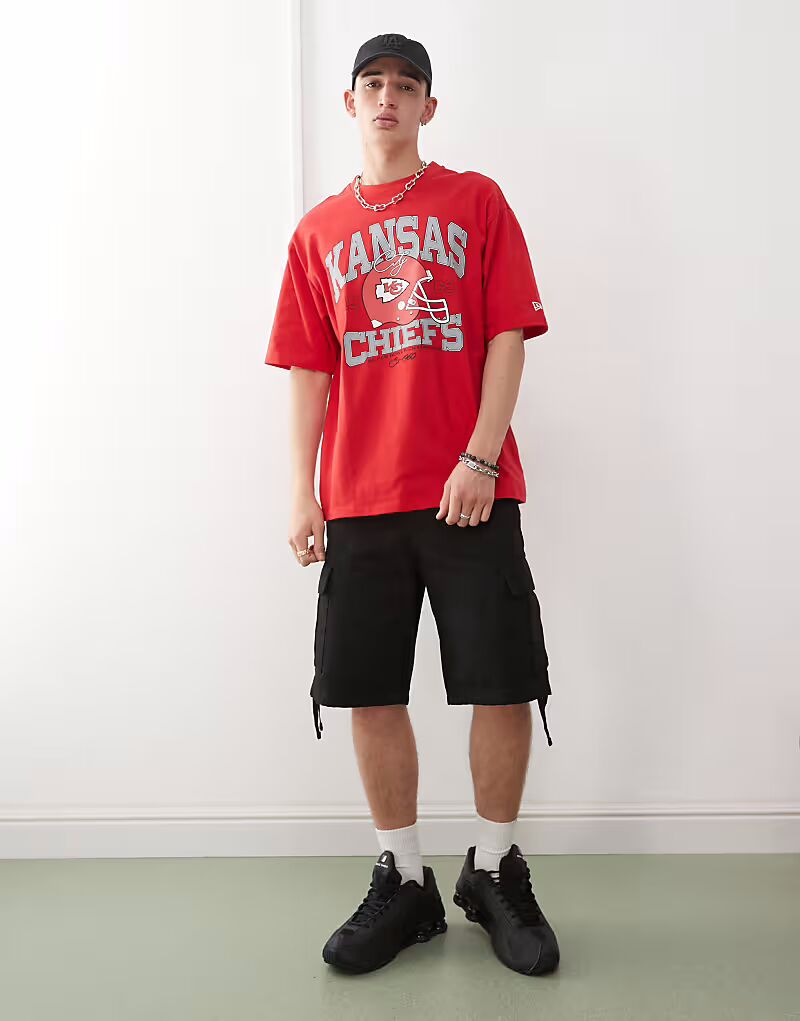 Футболка New Era Kansas City Chiefs свободного кроя красного цвета
Футболка New Era Kansas City Chiefs свободного кроя красного цвета