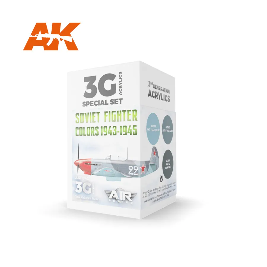 Цвета советских истребителей, 3rd Gen Acrylic Special Set
Цвета советских истребителей, 3rd Gen Acrylic Special Set