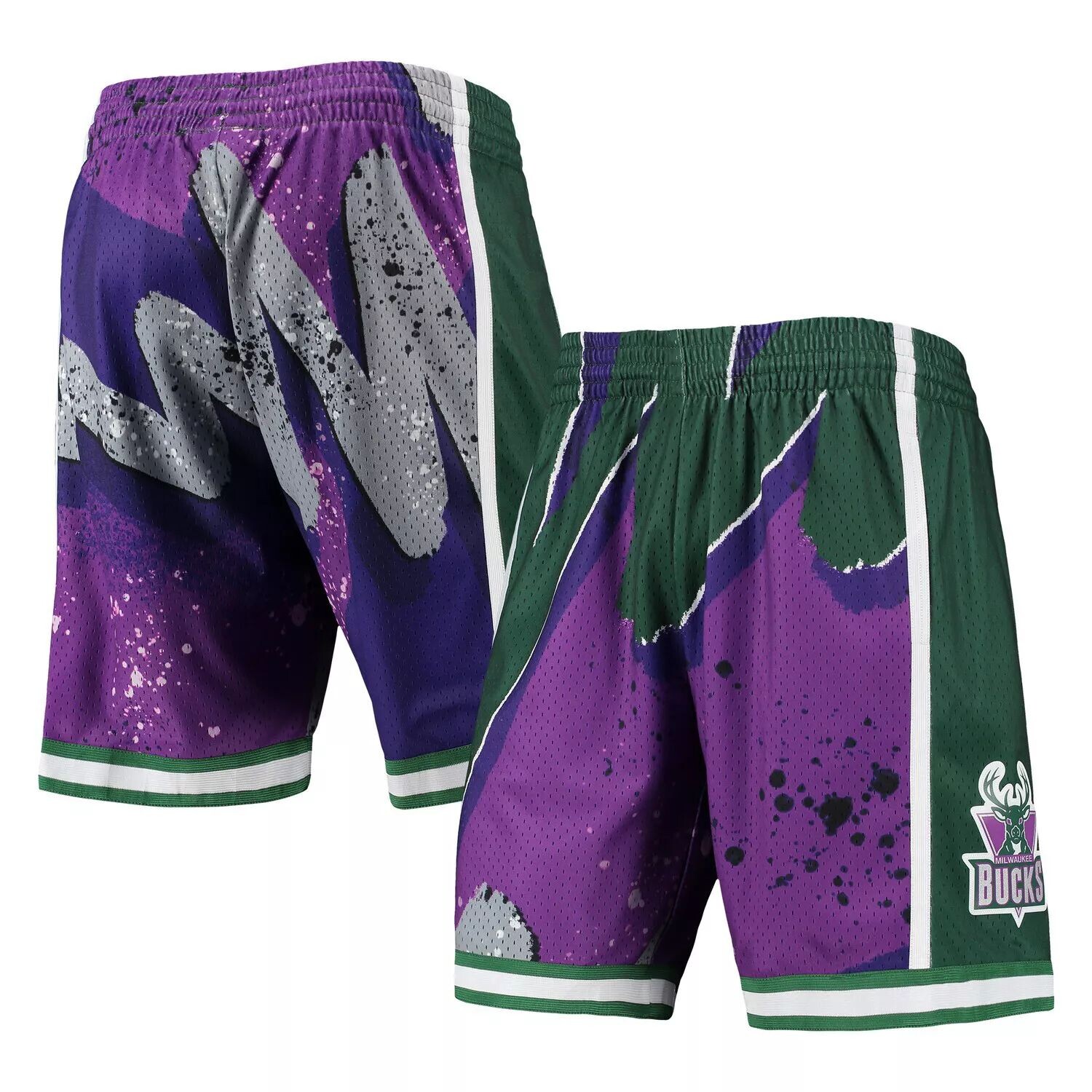 Мужские фиолетовые шорты Mitchell & Ness Milwaukee Bucks Hardwood Classics 2000 Hyper Hoops Swingman
Мужские фиолетовые шорты Mitchell & Ness Milwaukee Bucks Hardwood Classics 2000 Hyper Hoops Swingman