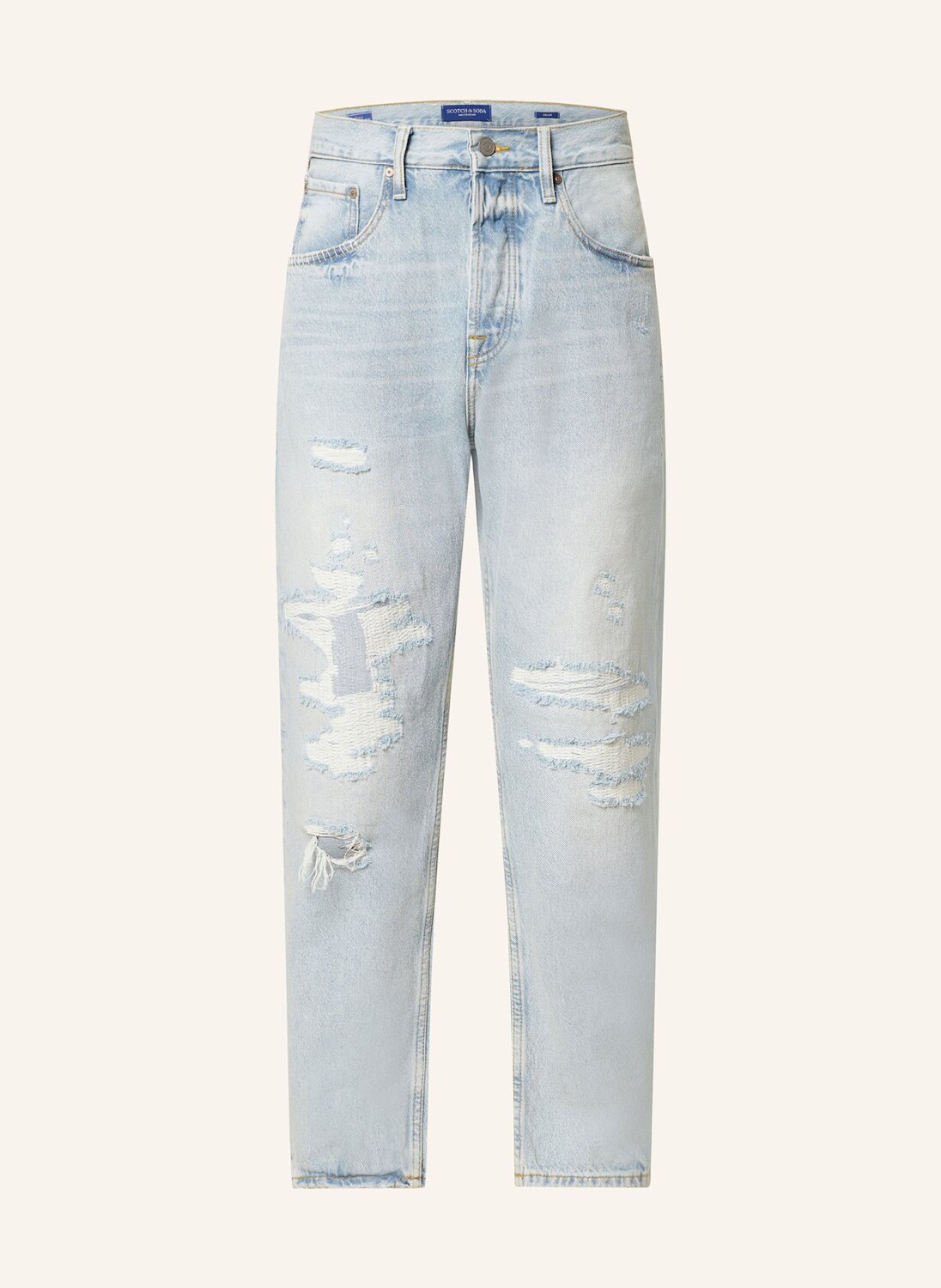 Разрушенные джинсы Dean свободного кроя зауженного кроя Scotch & Soda, синий
Разрушенные джинсы Dean свободного кроя зауженного кроя Scotch & Soda, синий