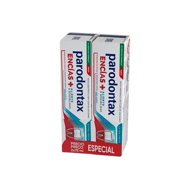 Зубная паста для десен, дыхания и чувствительности Duplo Dentífrico Parodontax, 1 UD
Зубная паста для десен, дыхания и чувствительности Duplo Dentífrico Parodontax, 1 UD