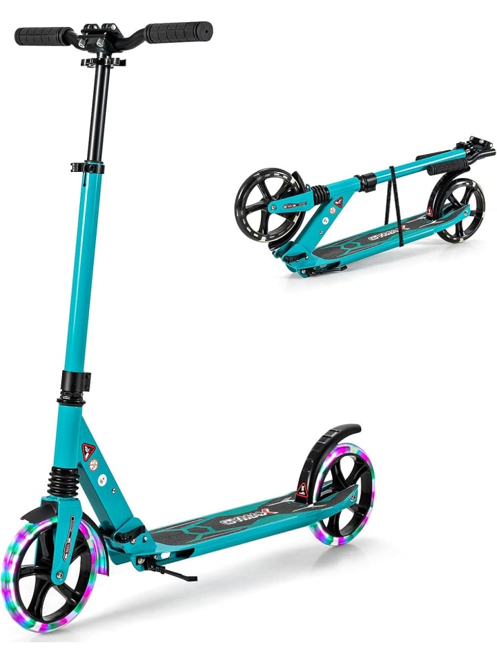 COSTWAY Детский складной самокат с подсветкой, зеленого цвета
COSTWAY Детский складной самокат с подсветкой, зеленого цвета