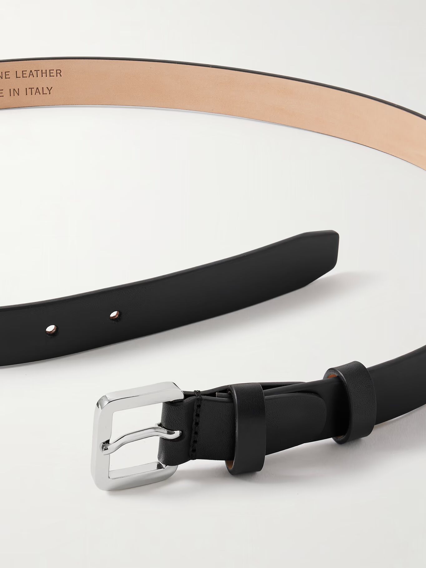 Кожаный ремень 2,5 см MR P., черный
Кожаный ремень 2,5 см MR P., черный