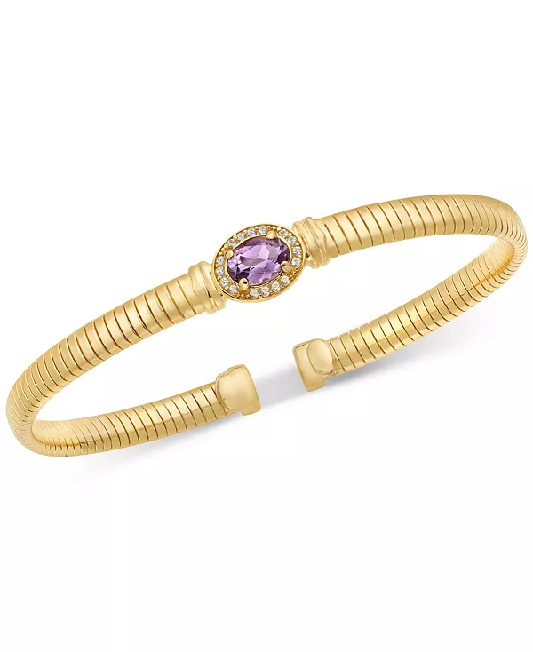 Браслет-Тубогас с аметистом (3/4 карата tw) и белым топазом (1/6 карата tw) из стерлингового серебра с позолотой 14 карат Macy'S, amethyst, Белый, Браслет-Тубогас с аметистом (3/4 карата tw) и белым топазом (1/6 карата tw) из стерлингового серебра с позол
Браслет-Тубогас с аметистом (3/4 карата tw) и белым топазом (1/6 карата tw) из стерлингового серебра с позолотой 14 карат Macy'S, amethyst, Белый, Браслет-Тубогас с аметистом (3/4 карата tw) и белым топазом (1/6 карата tw) из стерлингового серебра с позол