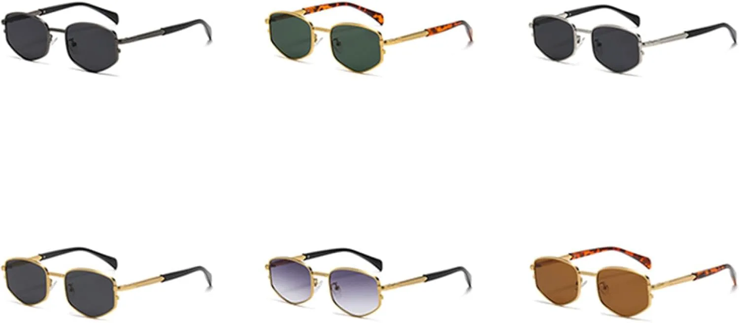 Ретро-солнцезащитные очки в металлической оправе для женщин, ромбовидный дизайн, маленькие, для мужчин, защита от УФ-излучения UV400, летний стиль VFDHN, 4
Ретро-солнцезащитные очки в металлической оправе для женщин, ромбовидный дизайн, маленькие, для мужчин, защита от УФ-излучения UV400, летний стиль VFDHN, 4