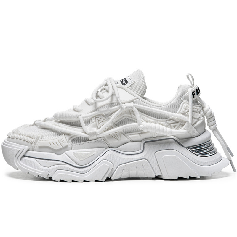 Medd Мужские белые низкие массивные кроссовки, цвет White
Medd Мужские белые низкие массивные кроссовки, цвет White