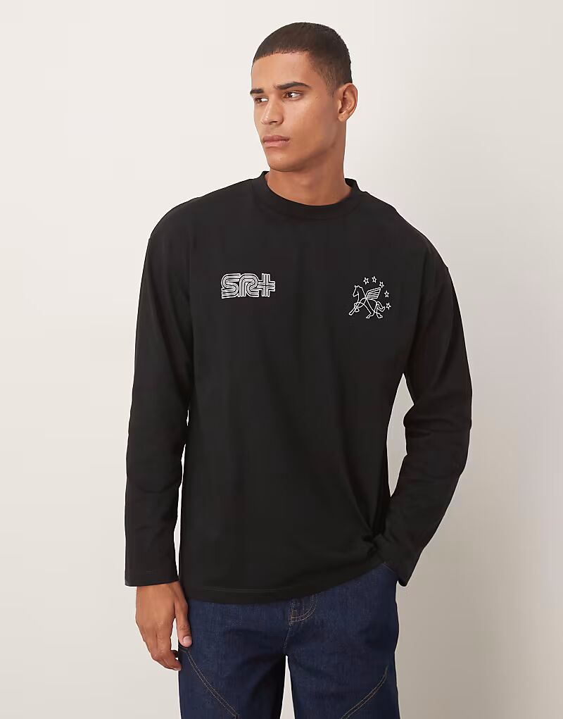 Плотная футболка с длинными рукавами и уличной графикой черного цвета Asos Design, Черный, Плотная футболка с длинными рукавами и уличной графикой черного цвета Asos Design
Плотная футболка с длинными рукавами и уличной графикой черного цвета Asos Design, Черный, Плотная футболка с длинными рукавами и уличной графикой черного цвета Asos Design