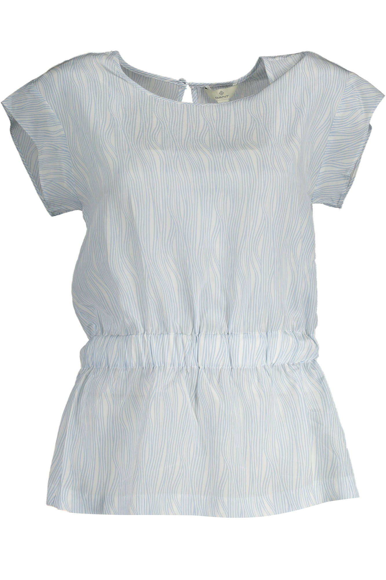 Блузка женская Gant шелковая с коротким рукавом и принтом, бело-голубой
Блузка женская Gant шелковая с коротким рукавом и принтом, бело-голубой