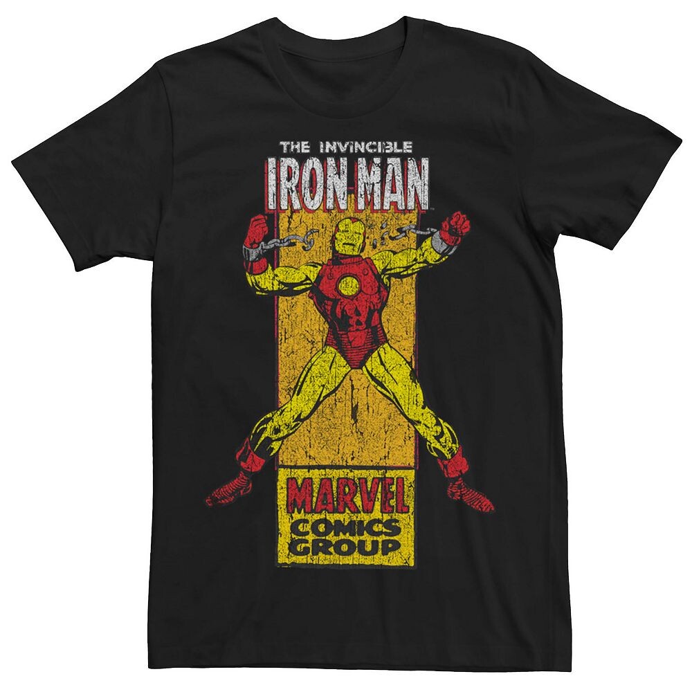 Мужская футболка с рисунком комиксов Marvel The Invincible Iron Man в стиле ретро, черный
Мужская футболка с рисунком комиксов Marvel The Invincible Iron Man в стиле ретро, черный
