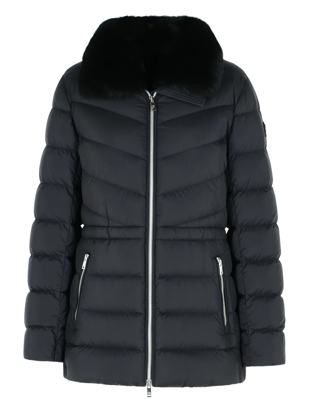 Стеганая куртка с меховой отделкой Moose Knuckles, черный
Стеганая куртка с меховой отделкой Moose Knuckles, черный