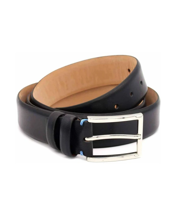 Ремень из гладкой кожи с декоративной строчкой. Bgents, черный
Ремень из гладкой кожи с декоративной строчкой. Bgents, черный