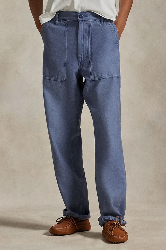 Хлопковые брюки Polo Ralph Lauren, синий
Хлопковые брюки Polo Ralph Lauren, синий