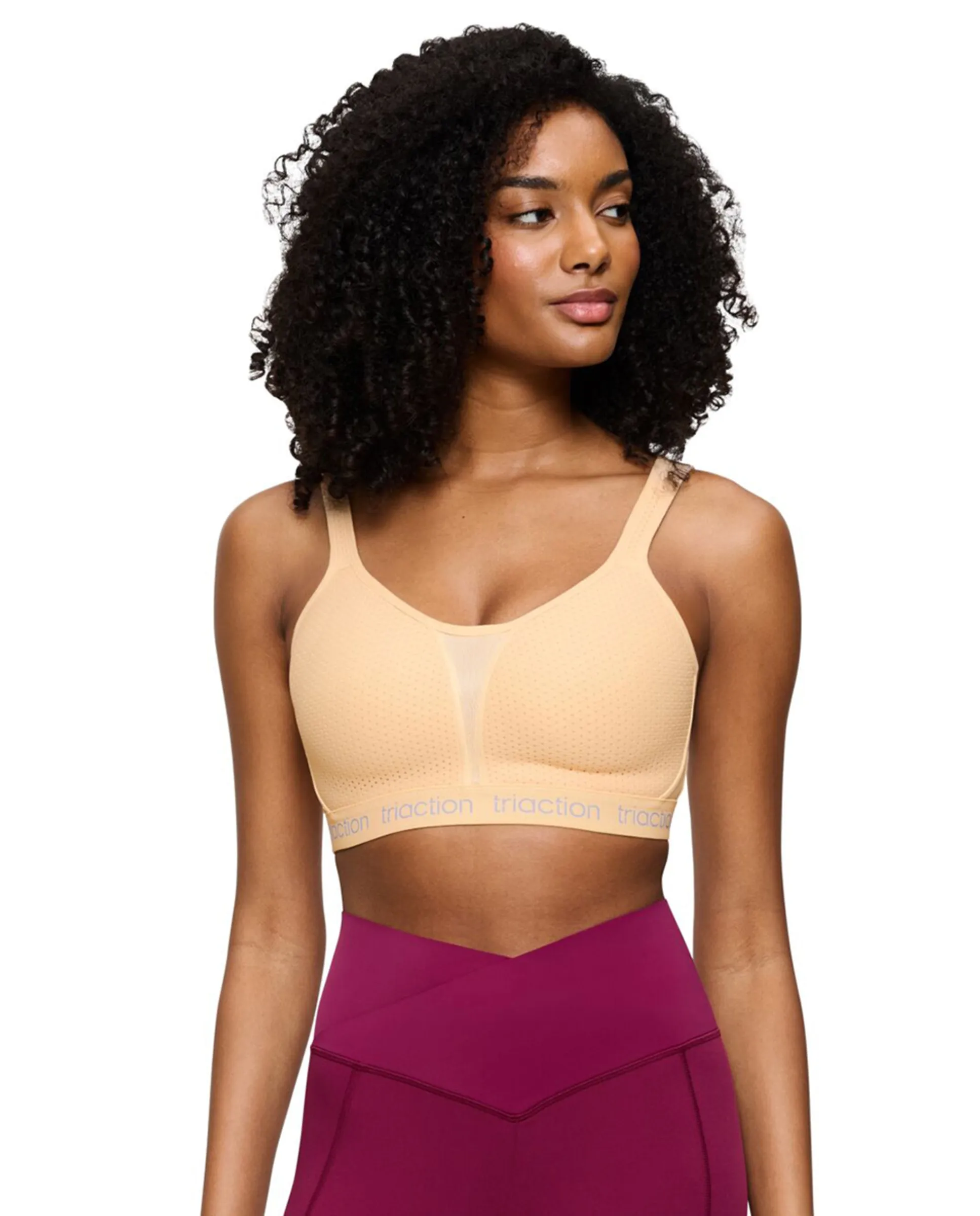 Спортивный бюстгальтер средней поддержки с формованной чашкой без косточек Triumph, бежевый
Спортивный бюстгальтер средней поддержки с формованной чашкой без косточек Triumph, бежевый