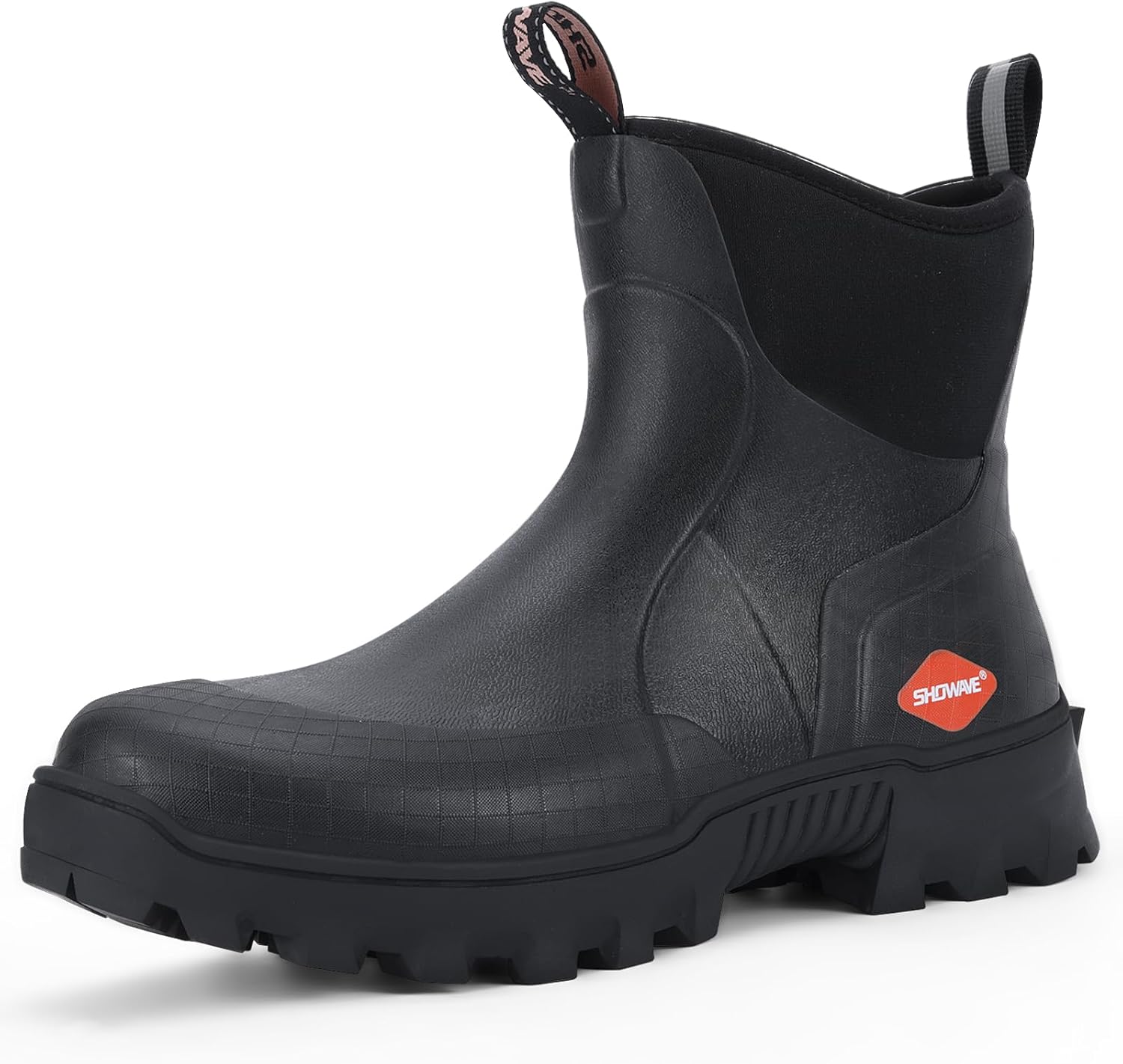 Мужские короткие резиновые сапоги Showave, водонепроницаемые с утеплителем, сапожки с удобной спортивной подошвой, черный
Мужские короткие резиновые сапоги Showave, водонепроницаемые с утеплителем, сапожки с удобной спортивной подошвой, черный