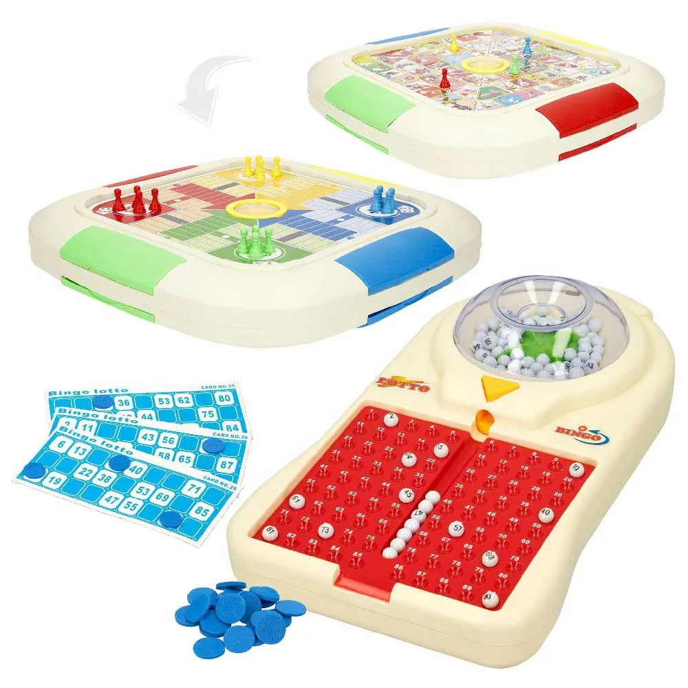 Детская настольная игра Color Baby 3 in 1 Parchis-Oca And Electronic Bingo, бежевый
Детская настольная игра Color Baby 3 in 1 Parchis-Oca And Electronic Bingo, бежевый