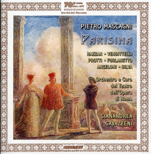 CD диск Mascagni / Hazzan / Vendittelli / Angeloni: Parasina Tragedia Lirica in Quattro Atti
CD диск Mascagni / Hazzan / Vendittelli / Angeloni: Parasina Tragedia Lirica in Quattro Atti