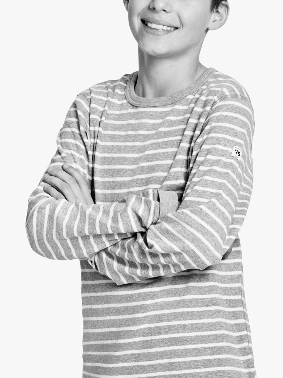 Детский топ в полоску из органического хлопка Polarn O. Pyret, серый/белый
Детский топ в полоску из органического хлопка Polarn O. Pyret, серый/белый