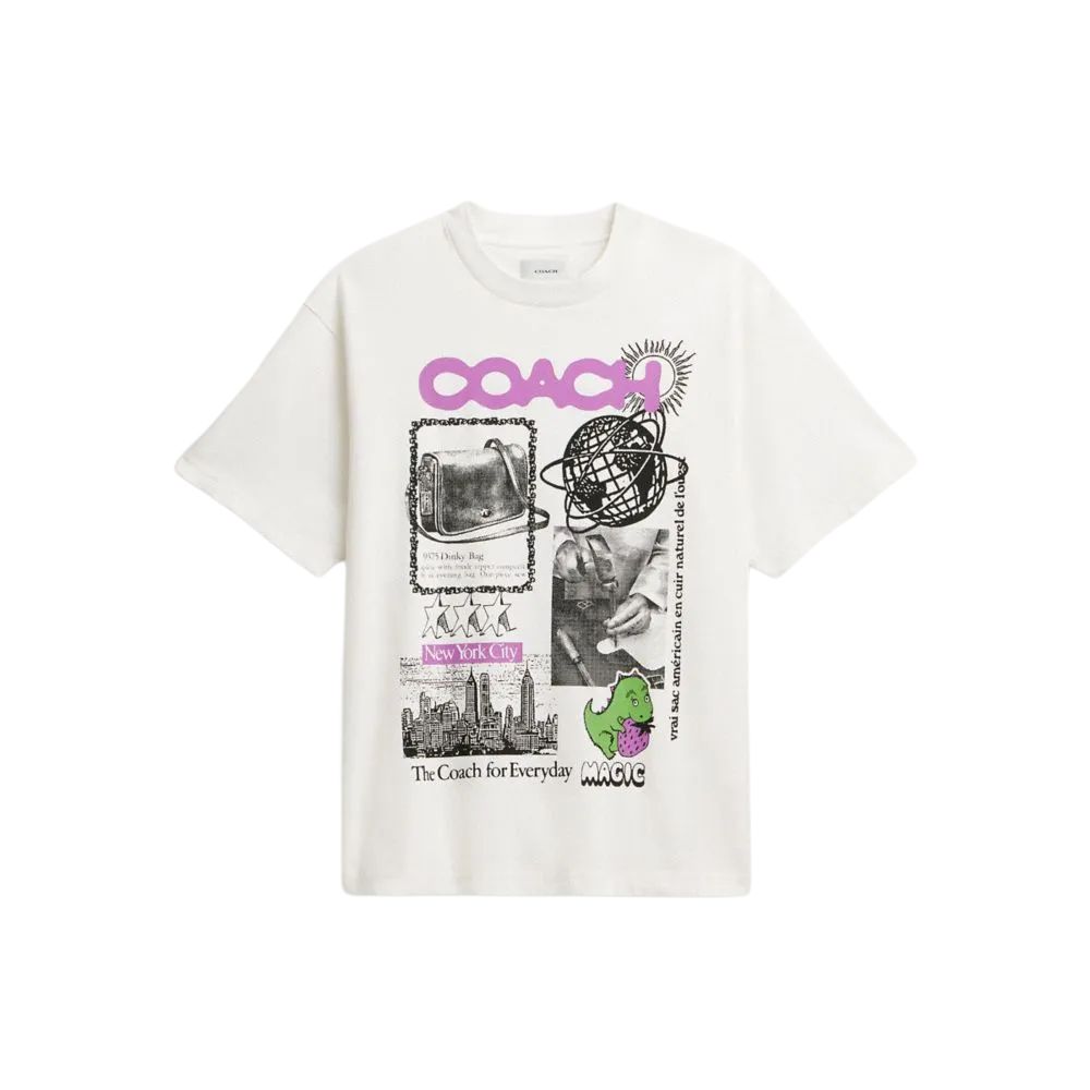 COACH Футболка унисекс белая FW24, Белый, COACH Футболка унисекс белая FW24
COACH Футболка унисекс белая FW24, Белый, COACH Футболка унисекс белая FW24