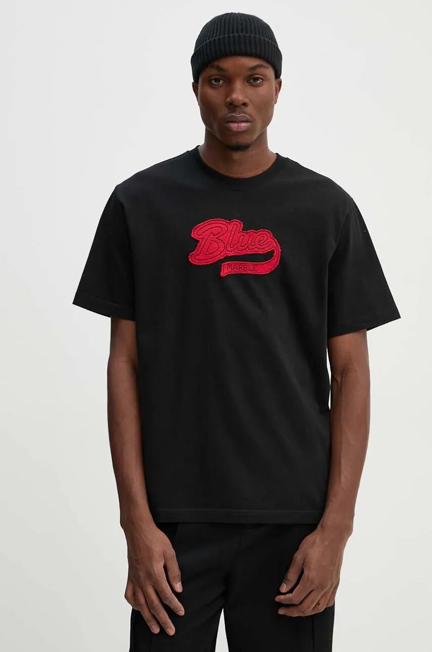 Хлопковая футболка BLUEMARBLE, черный
Хлопковая футболка BLUEMARBLE, черный