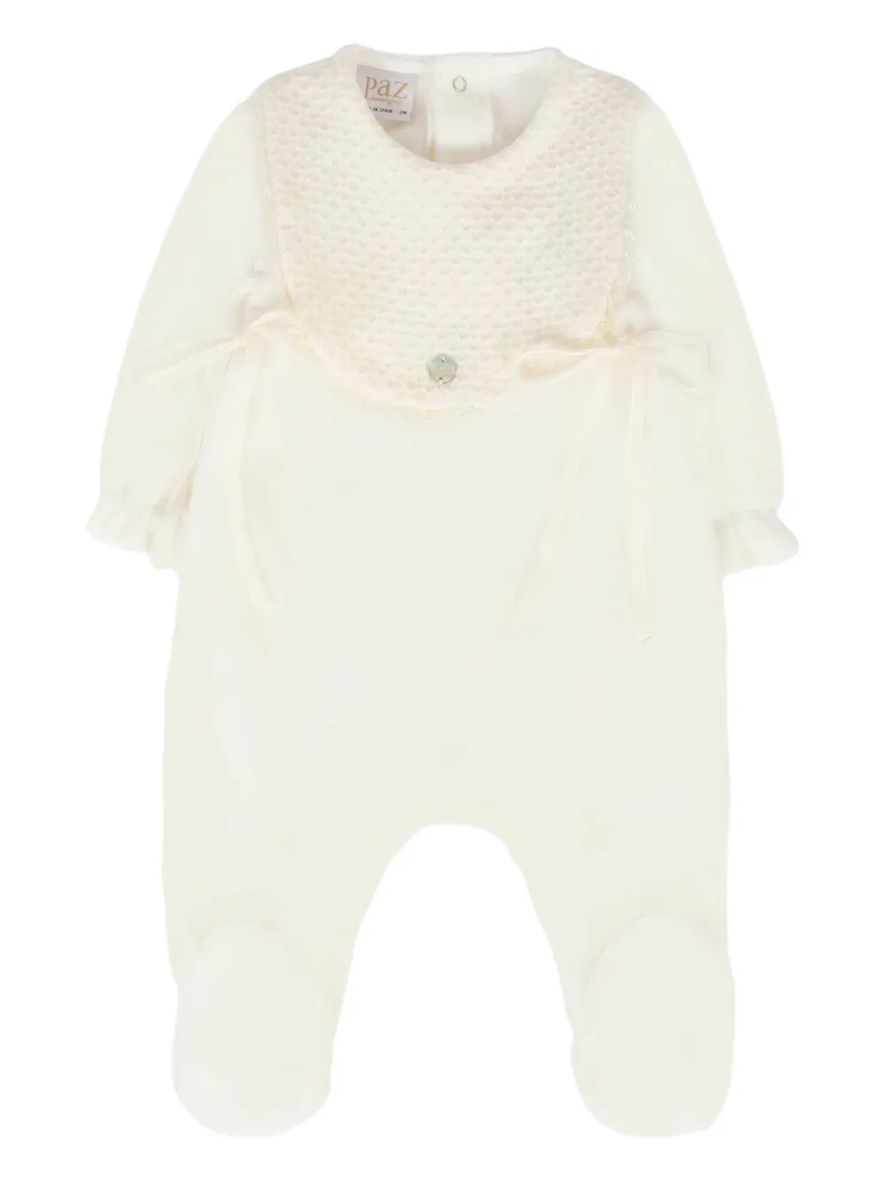 Комбинезон с трикотажным нагрудником и оборками Paz Rodriguez, белый
Комбинезон с трикотажным нагрудником и оборками Paz Rodriguez, белый