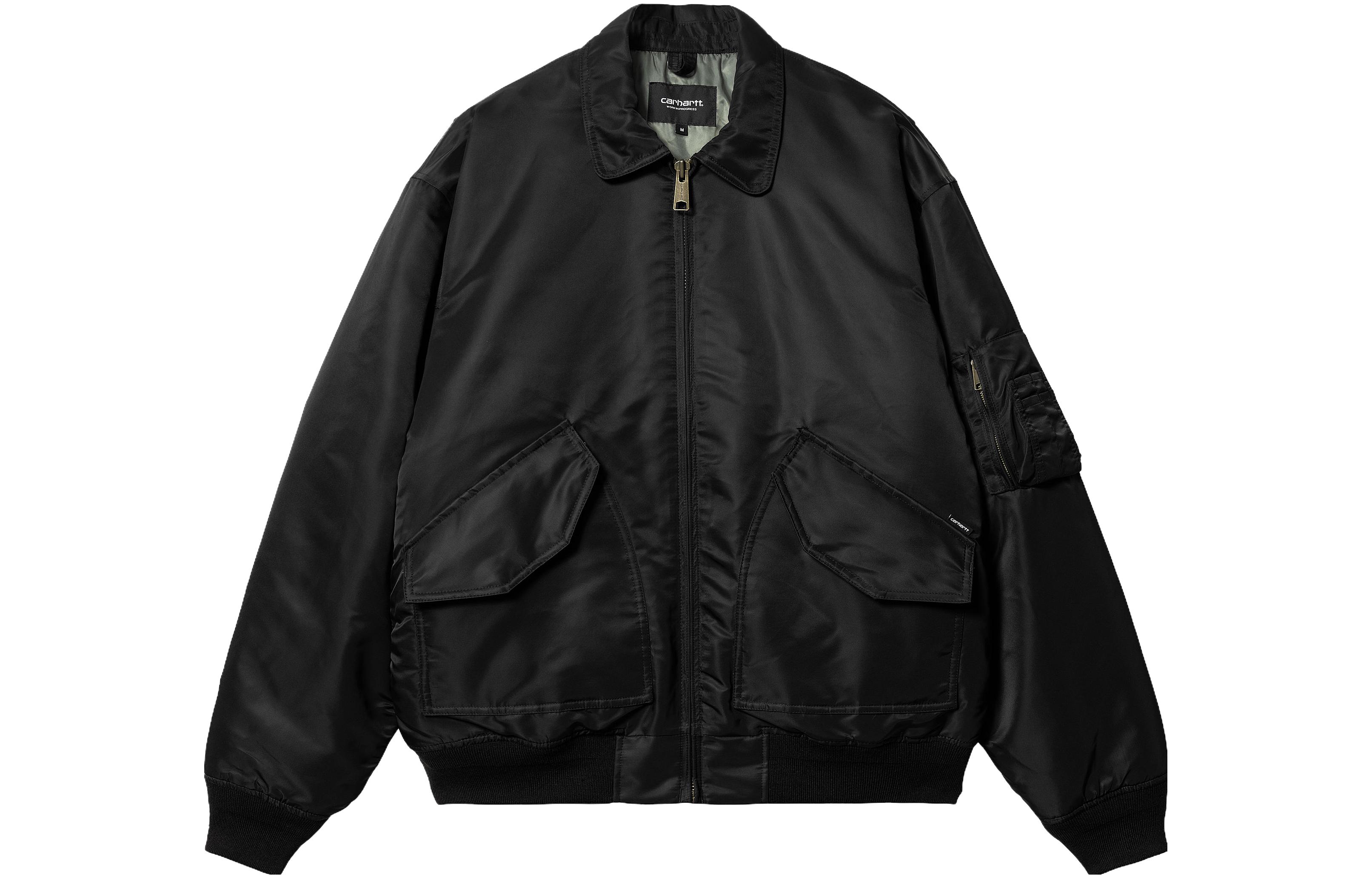 Олтен застегивающаяся на молнию куртка-бомбер Carhartt WIP, черный
Олтен застегивающаяся на молнию куртка-бомбер Carhartt WIP, черный