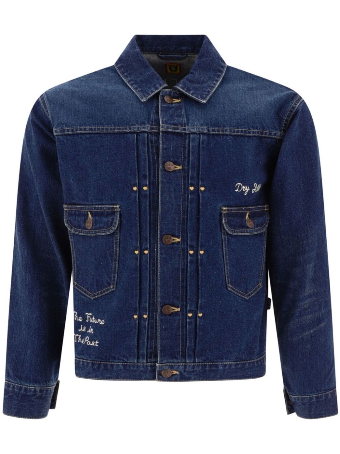 Human Made джинсовая куртка на пуговицах, синий 
Human Made джинсовая куртка на пуговицах, синий