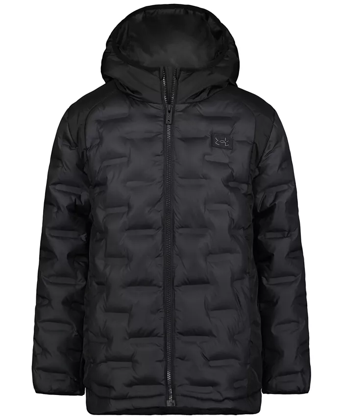 Мальчиковая стеганая куртка-пуховик с капюшоном для возраста 8-20 лет Under Armour, серый
Мальчиковая стеганая куртка-пуховик с капюшоном для возраста 8-20 лет Under Armour, серый