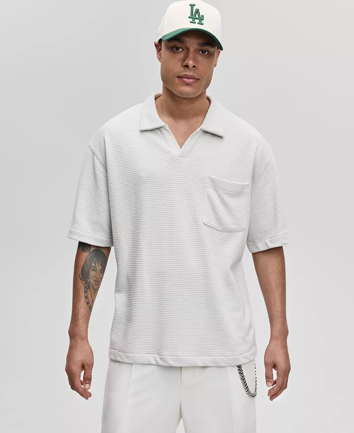 Мужская поло с фактурной вязкой Mode of One, серый
Мужская поло с фактурной вязкой Mode of One, серый