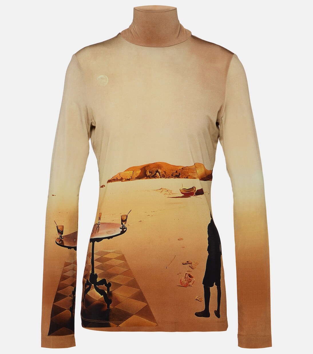 Водолазка из джерси с принтом Rabanne, мультиколор
Водолазка из джерси с принтом Rabanne, мультиколор