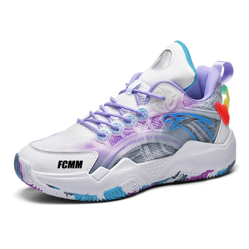 Баскетбольные кроссовки с низким верхом, устойчивые к истиранию, детские FCMM, фиолетовый
Баскетбольные кроссовки с низким верхом, устойчивые к истиранию, детские FCMM, фиолетовый