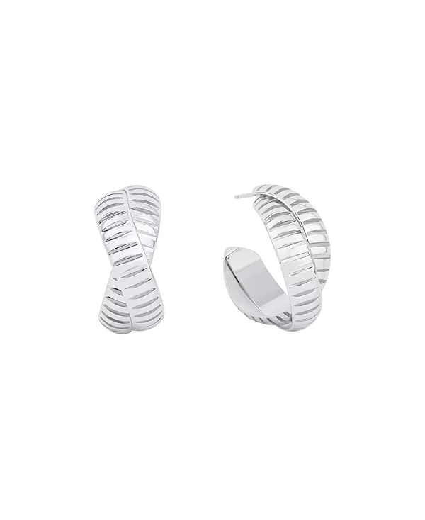 Текстурированные серьги-кольца xc And Now This, silver
Текстурированные серьги-кольца xc And Now This, silver