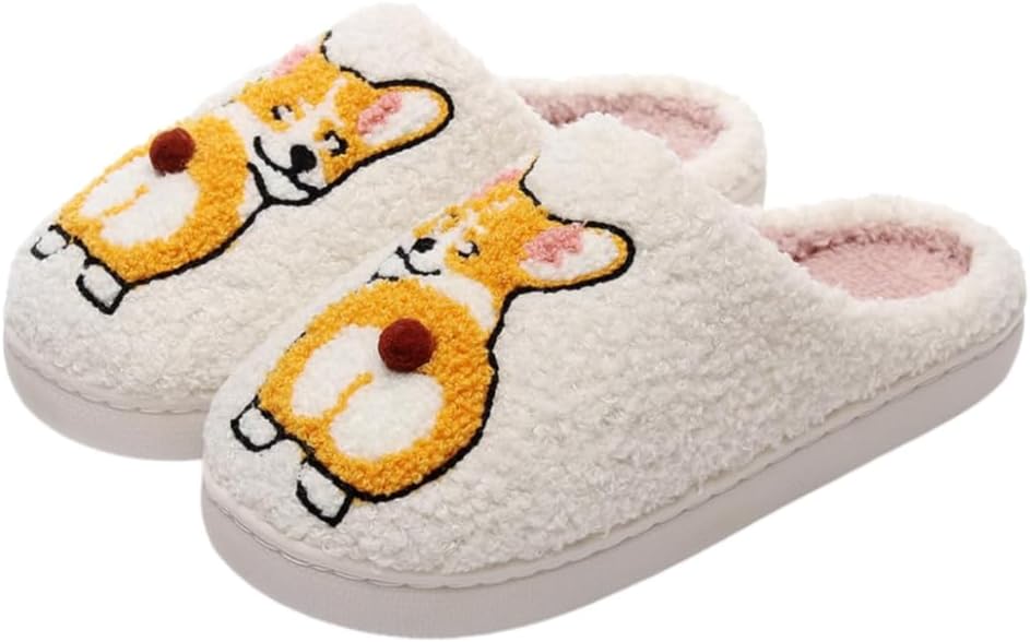 Милые плюшевые тапочки в виде собак для женщин и мужчин, с мультяшными животными, домашние тапочки, теплые, уютные, с нескользящей подошвой, для зимы, для дома и улицы Generic, белый
Милые плюшевые тапочки в виде собак для женщин и мужчин, с мультяшными животными, домашние тапочки, теплые, уютные, с нескользящей подошвой, для зимы, для дома и улицы Generic, белый
