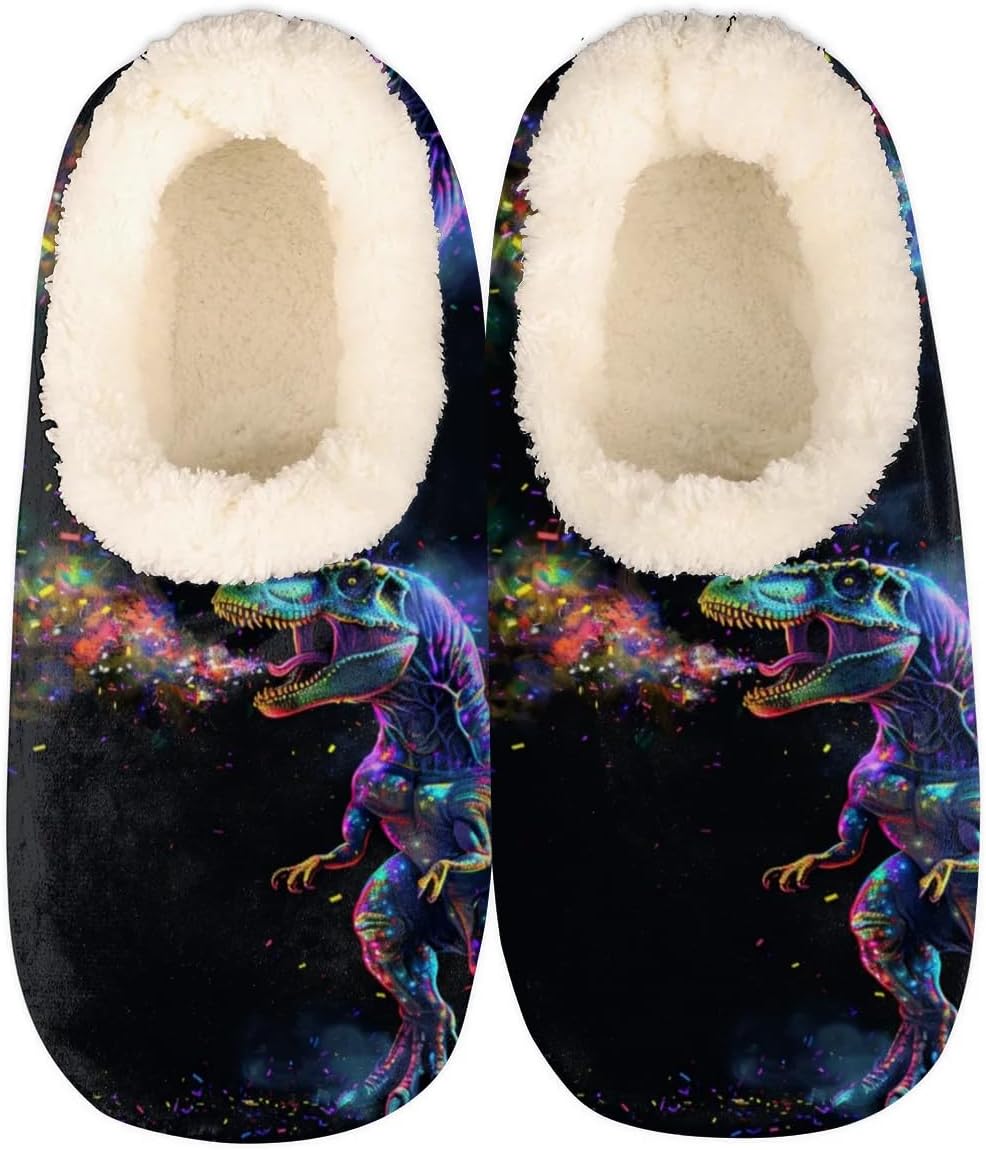 Домашние тапочки в виде динозавра для женщин и мужчин, светящиеся, пушистые, мягкие, уютные, с носочной стойкой против скольжения Yppahhhh, мультиколор
Домашние тапочки в виде динозавра для женщин и мужчин, светящиеся, пушистые, мягкие, уютные, с носочной стойкой против скольжения Yppahhhh, мультиколор