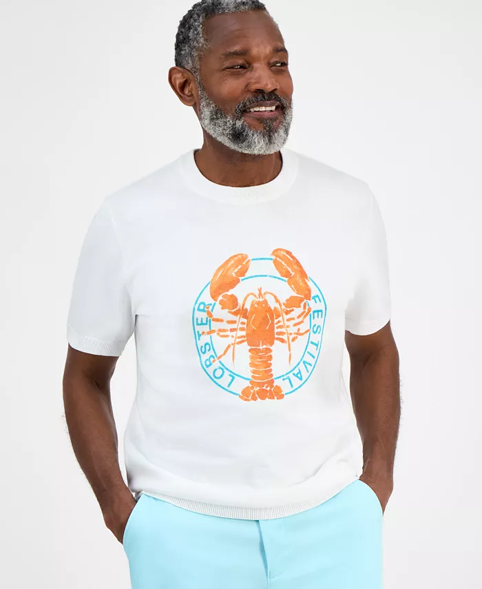 Мужская короткорукавная водолазная хлопковая футболка Lobster Club Room, белый
Мужская короткорукавная водолазная хлопковая футболка Lobster Club Room, белый