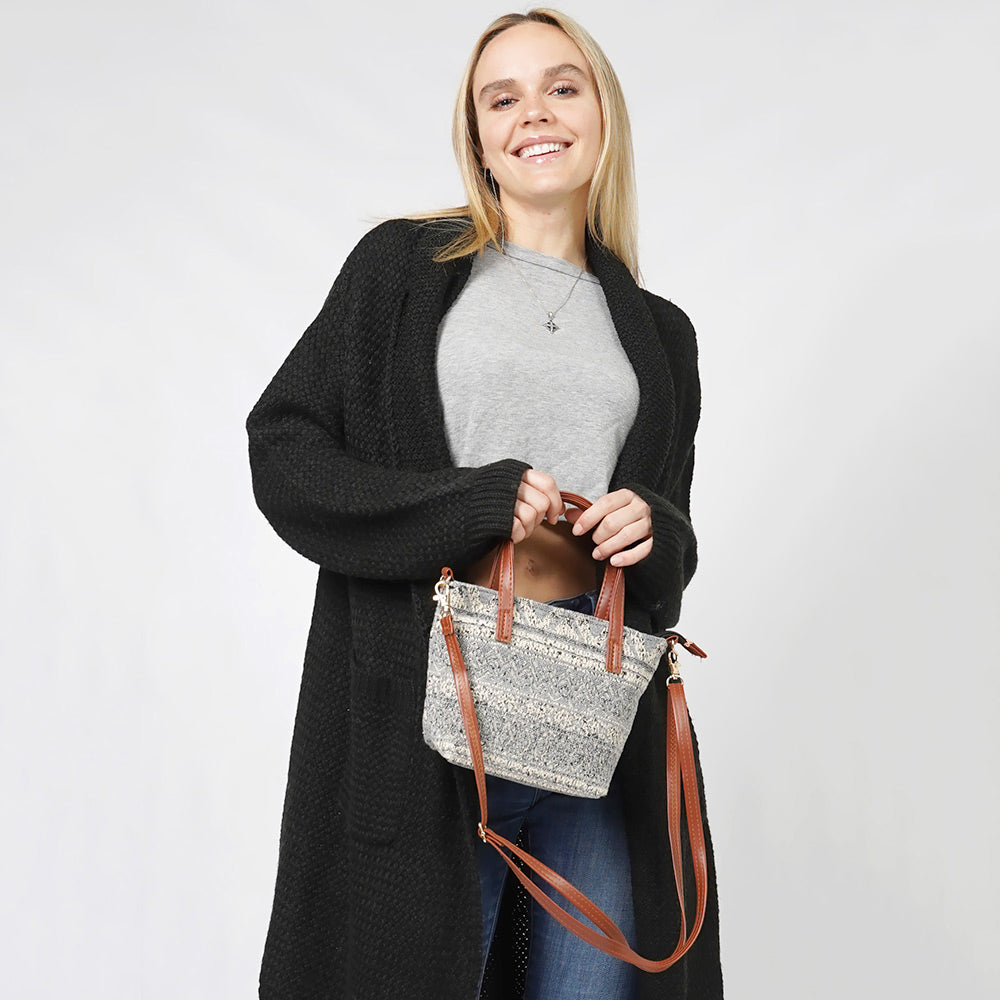 Племенной узор Сумка-тоут / Через плечо FASHNZFAB, серый
Племенной узор Сумка-тоут / Через плечо FASHNZFAB, серый