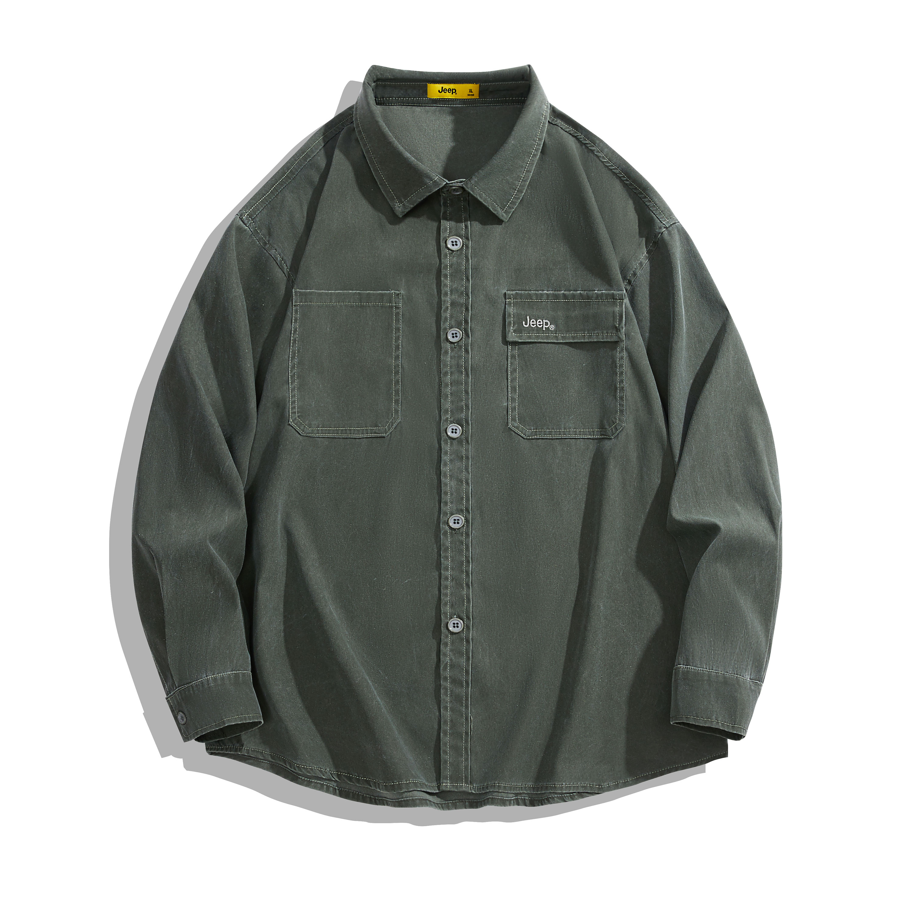 Рубашка Unisex Lapel Moderate Workwear Jeep, army зеленый
Рубашка Unisex Lapel Moderate Workwear Jeep, army зеленый